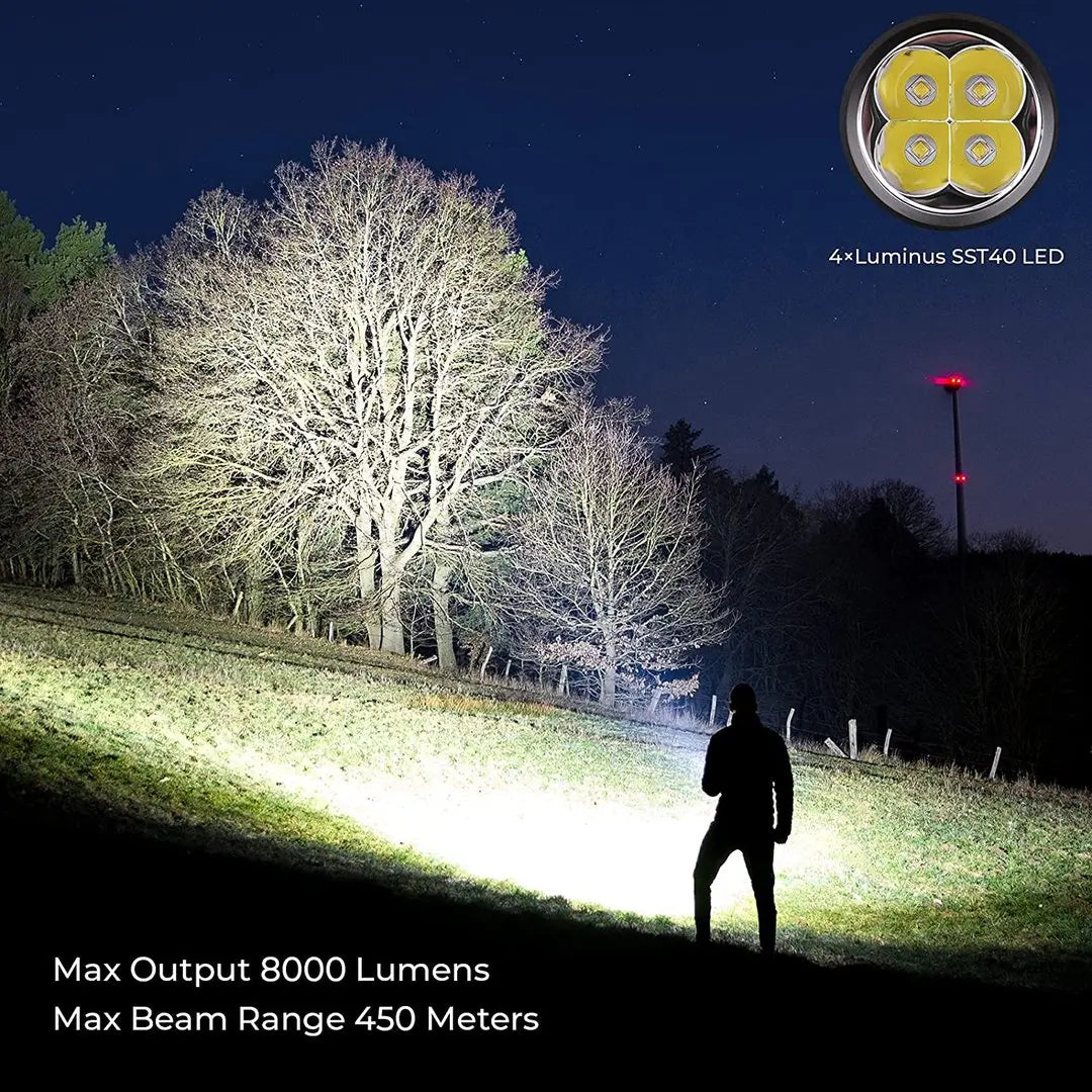 Sofirn SP36 Pro 8000lm Powerful LED Flashlight 