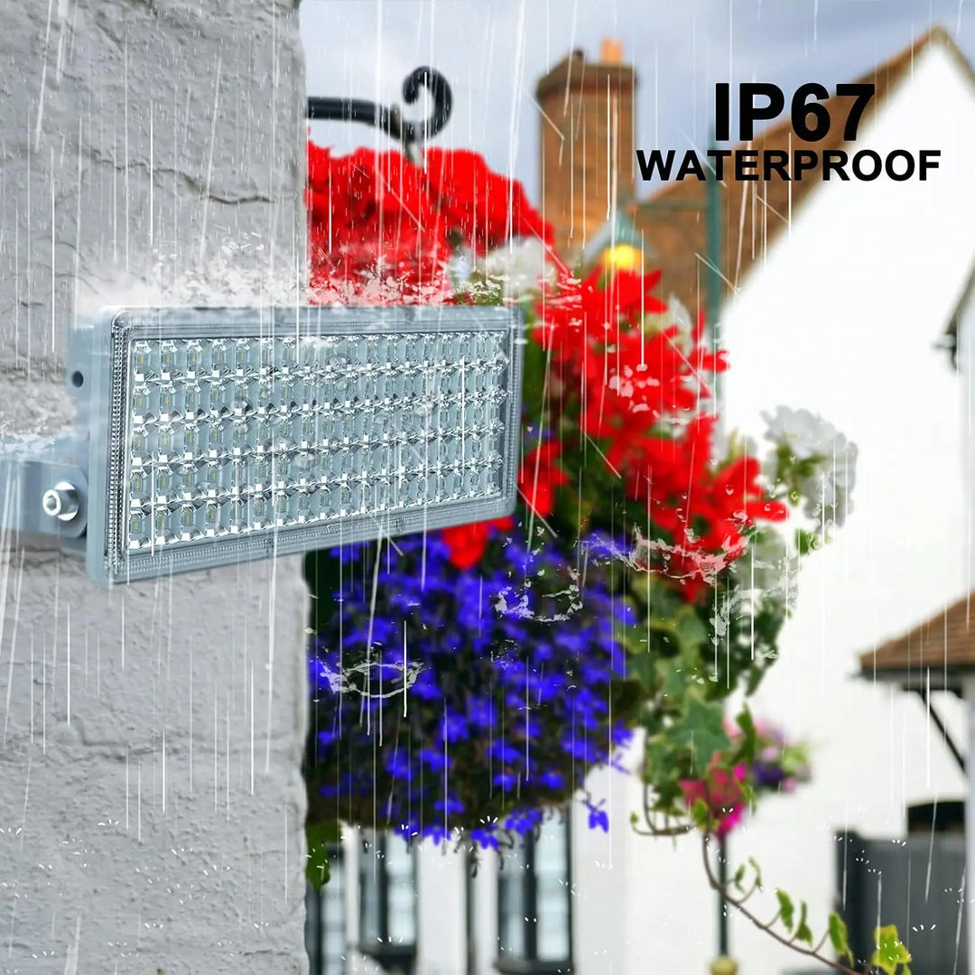 100W LED Flood Lights Outdoor Stadium Lights 100 Watt Outside Flood Lights 11000LM 6500K Exterior Flood Lights IP67 Waterproof