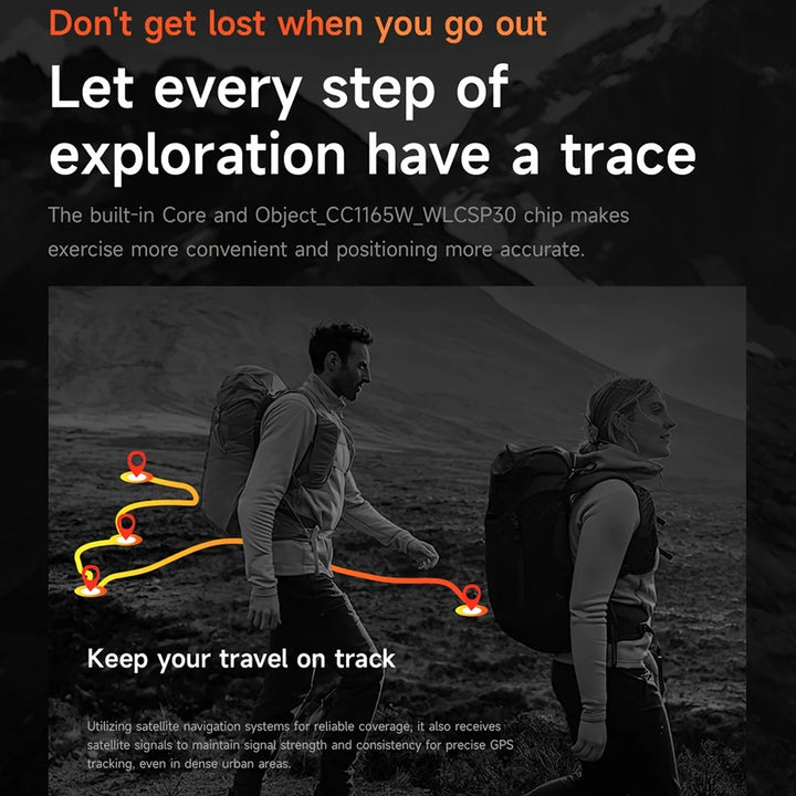 SENBONO GPS Smart Watch Men Built-in GPS Bluetooth Call AI GPT Fitness Tracker Waterproof Military Sports Smartwatch for Men