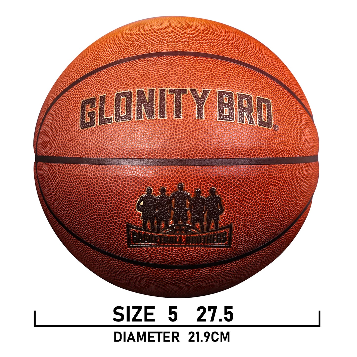 Size 5 6 7 Basketball Brown Gold PU Leather Outdoor Indoor Training Basketalls Women Youth Man Competition Team Standard Ball