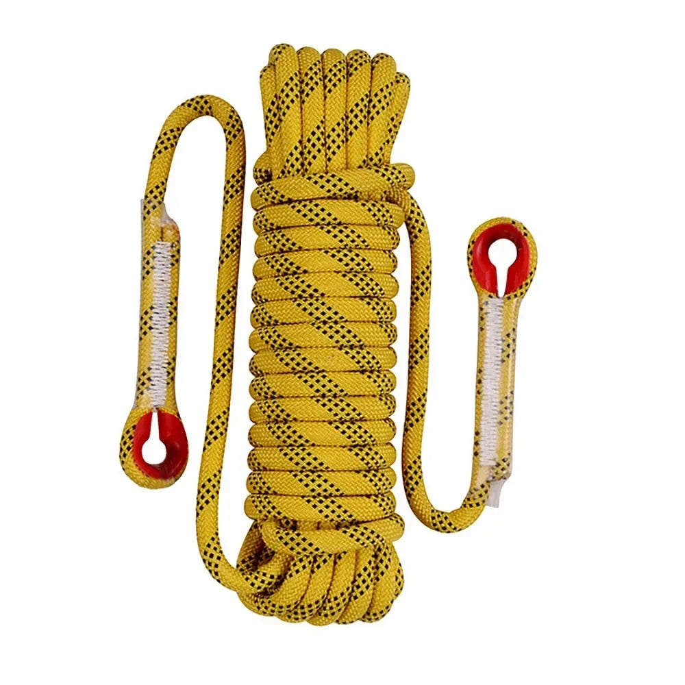 10m Outdoor Rock Climbing Escape Rope 12mm Diameter Safety Survival Cord Climbing Rope Safety Survival Cord Rock Climbing Rope 3