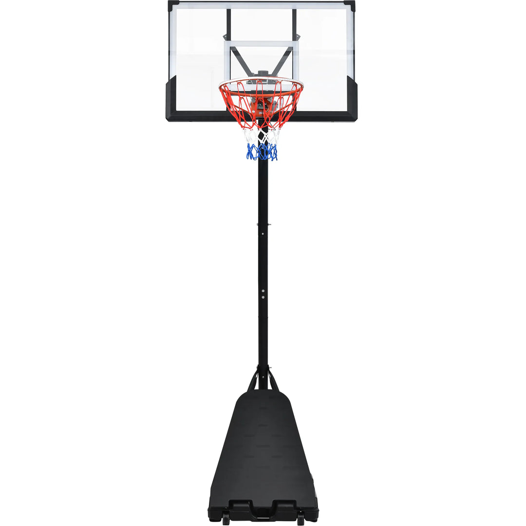 Portable Basketball Hoop Basketball System 8-10ft Height Adjustment for Youth Adults LED Basketball Hoop Lights, Colorful lights