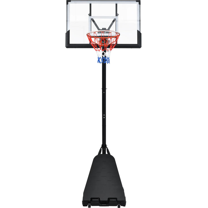 Portable Basketball Hoop Basketball System 8-10ft Height Adjustment for Youth Adults LED Basketball Hoop Lights, Colorful lights