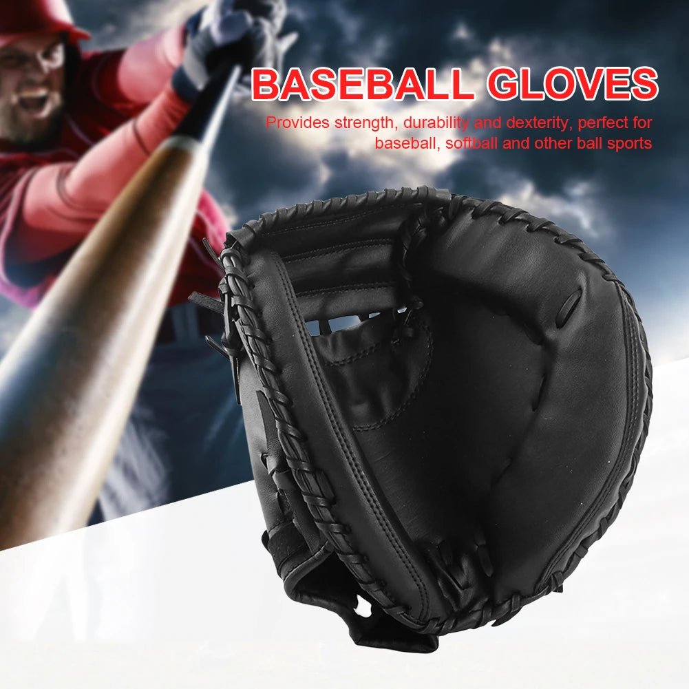 Baseball Softball Catcher Wear-resistant Baseball Fielding Glove Softball Glove Beginner Play Training for Youth Adults Practice