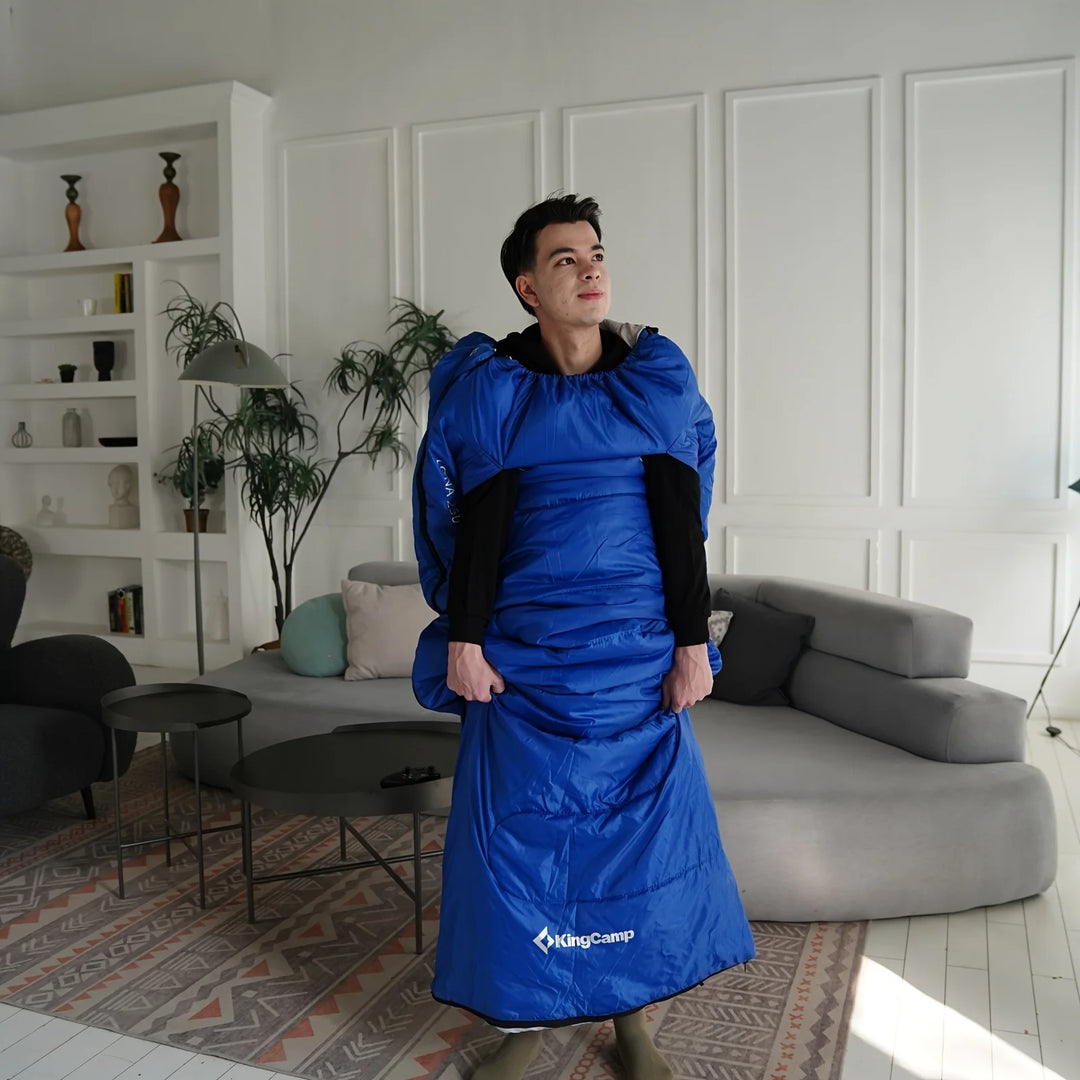 KingCamp Ultralight Sleeping Bag - Envelope Lightweight Portable, Great For 3 Season Traveling, Camping, Hiking
