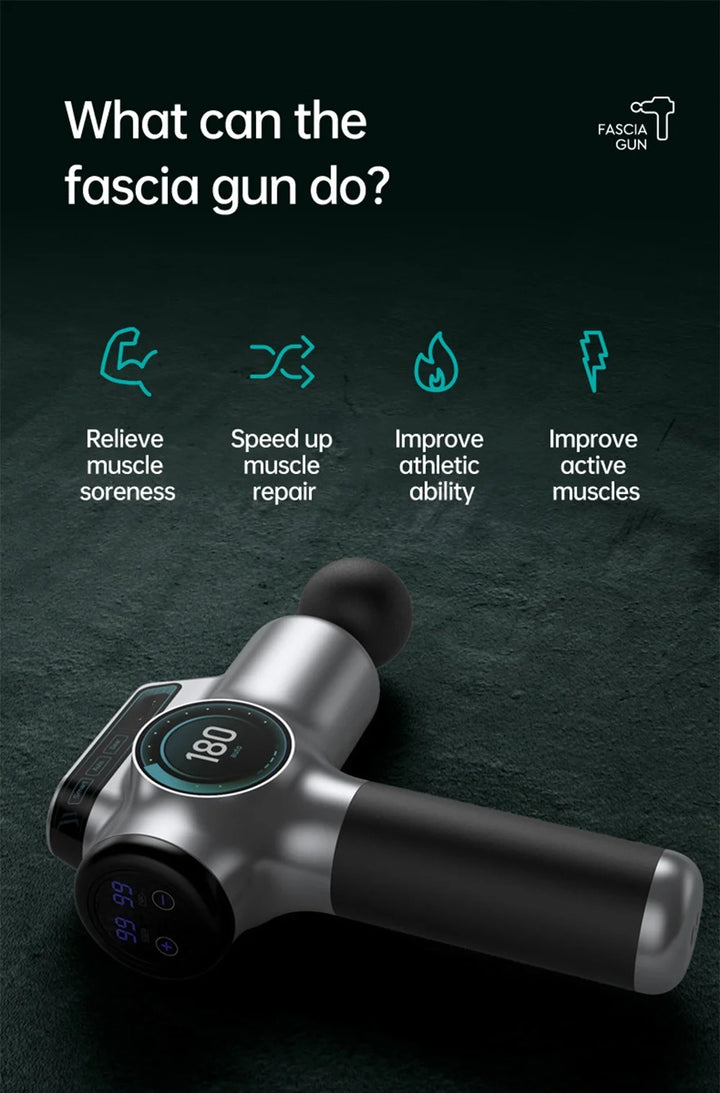 99 Speed Professional Muscle Massage Gun Massager Massager for Neck and Back Massage Instrument Dropshipping Fitness Equipment