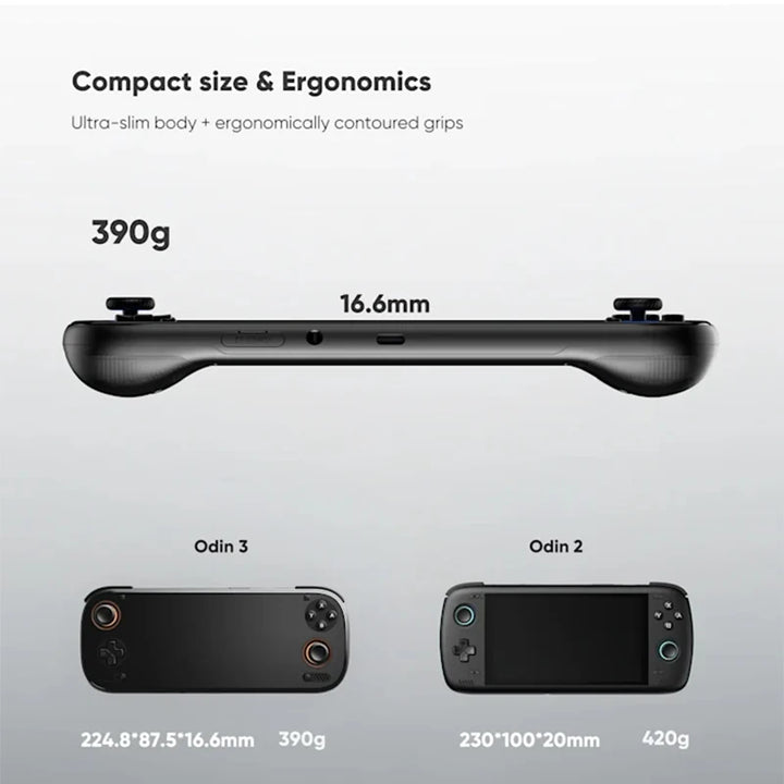 AYN Odin 3 Game Console 6'' 1080P 120Hz AMOLED Screen Handheld With 8000mAh Hall-Effect Joystick/Trigger Handheld Game Console