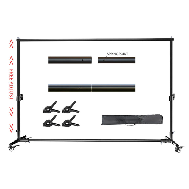 Background Stand Kit Support System Backdrops With Adjustable Stand for Photography Photo Studio Chromakey Green Screen Frame