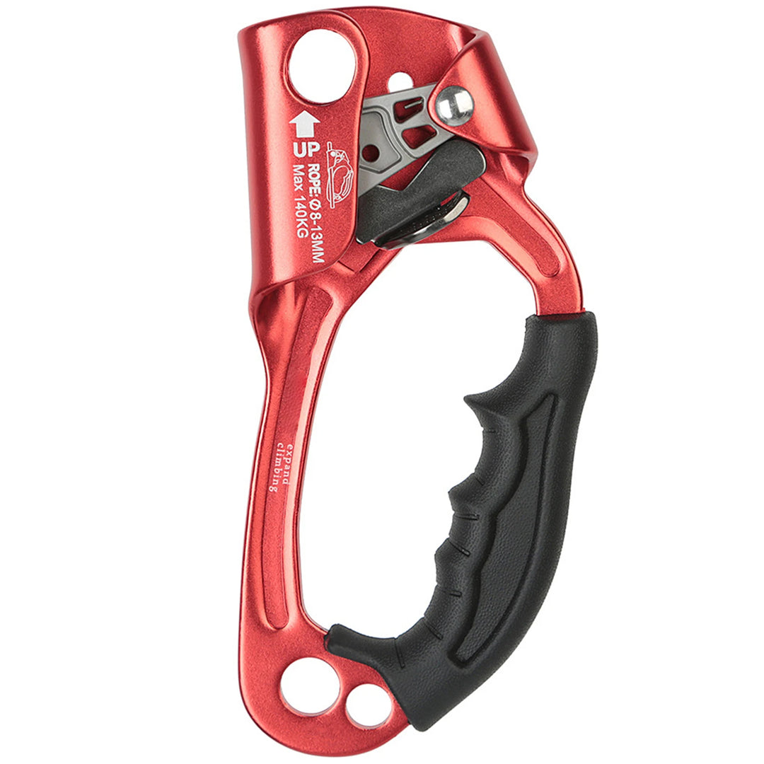 Hand Ascender Aluminum  Alloy Rock Climbing Equipment Handheld Ascender for Aloft Working Caving Hand Ascender Ascender Climbing