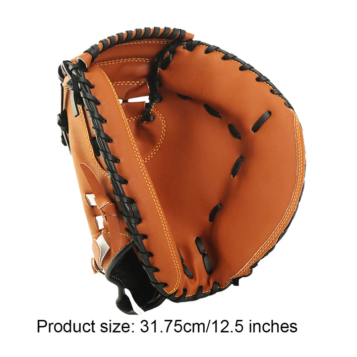Baseball Softball Catcher Wear-resistant Baseball Fielding Glove Softball Glove Beginner Play Training for Youth Adults Practice