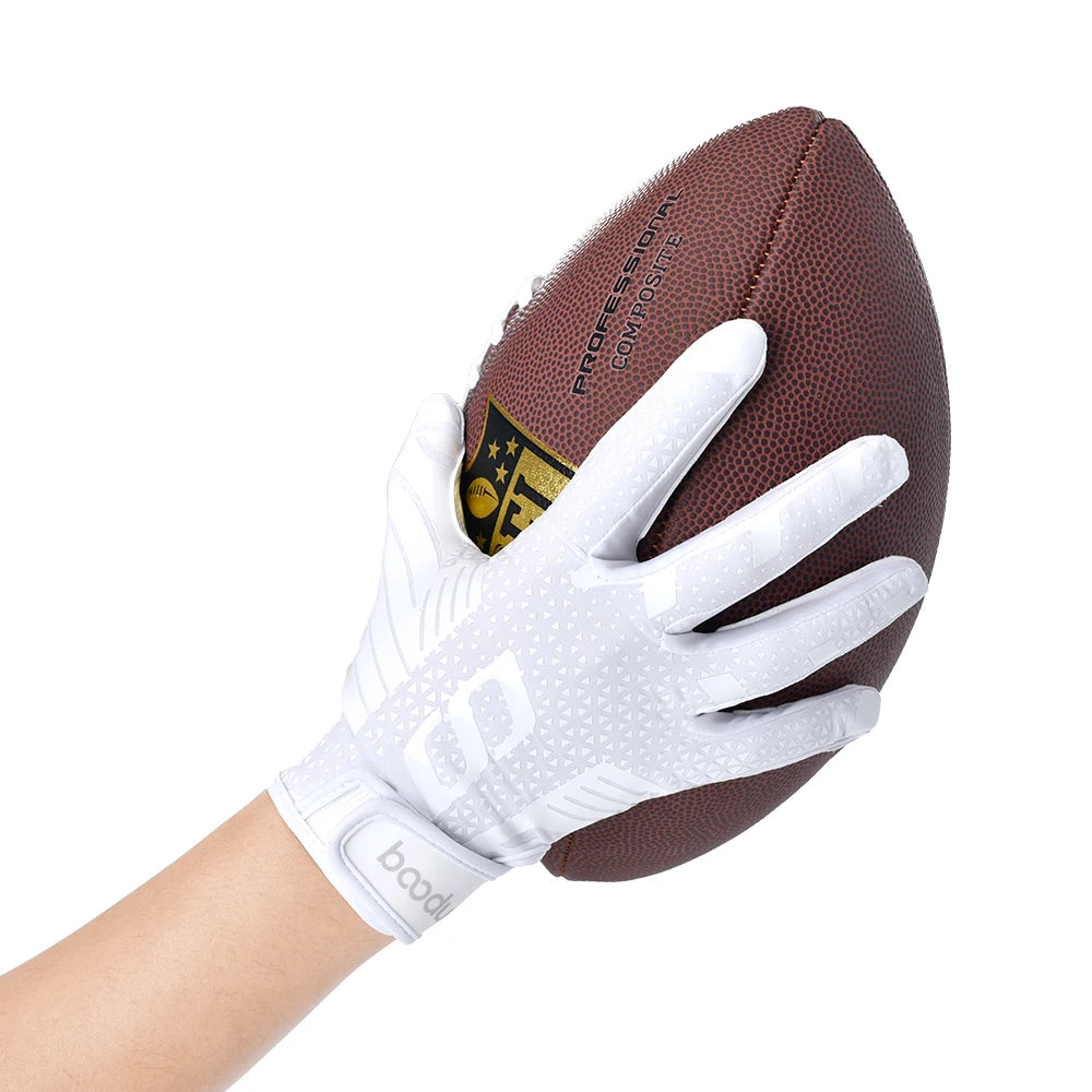 Rugby gloves, breathable and high elasticity Velcro, adjustable wrist, baseball sports gloves