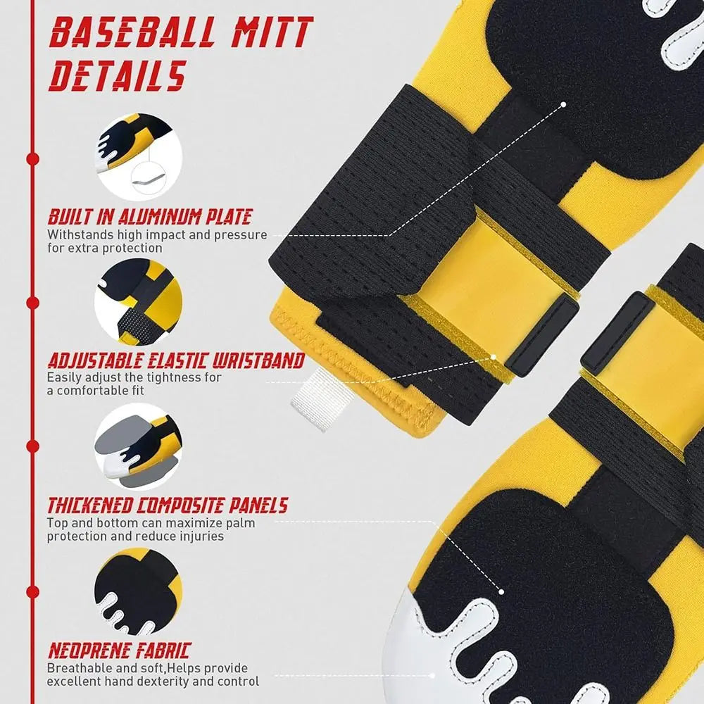 Universal Baseball Sliding Mitt Hand Protection Adjustable Baseball Sliding Glove Neoprene Easy to Wear Softball Glove