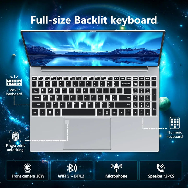 15.6 inch Potrable Laptop Computer Windows 11 Pro Intel Core i9 10980HK Gaming Laptop 16GB RAM 512GB 1/2TB SSD Notebook PC Gamer
