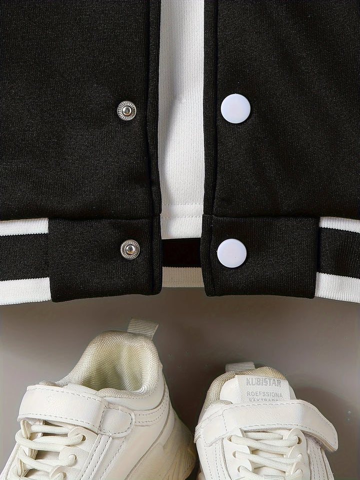 Children's baseball jersey, Thanksgiving football chick with pocket, holiday party, back print. The child's gift