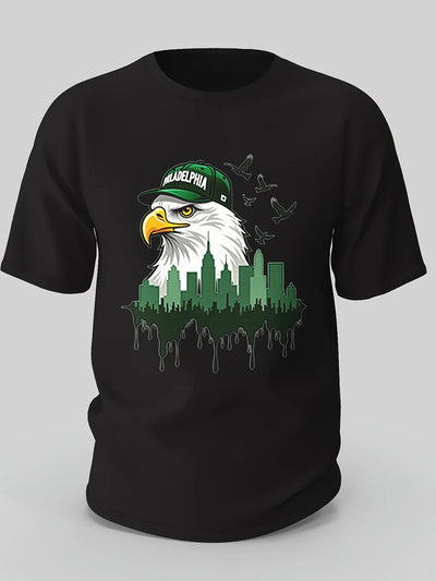 Vintage Philadelphia Football_00001-T-shirt Funny pattern, four seasons can wear 220g