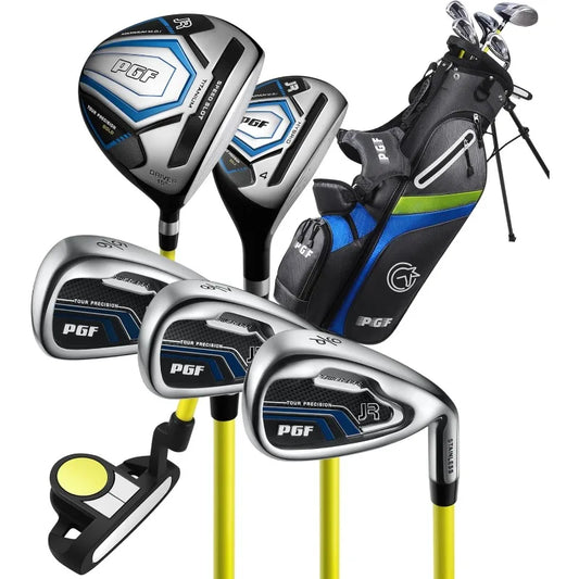 PGF Gold TP JR Kids Junior Golf Club Set – Lightweight Junior Golf Clubs with Stand Bag for Boys & Girls