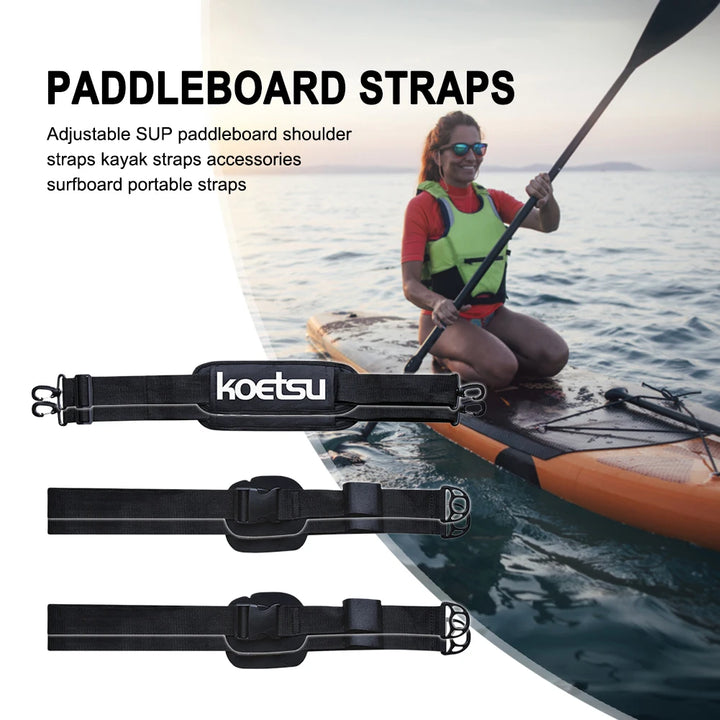 Surfboard Shoulder Belt Adjustable Surfboard Shoulder Carry Sling Stand Up Surf Paddle Board Carrier Accessories
