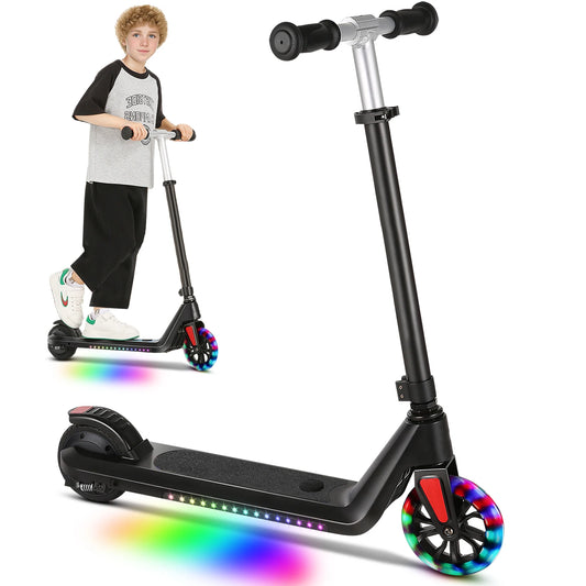 Kids Electric Scooter 120W Motor Adjustable LED Display