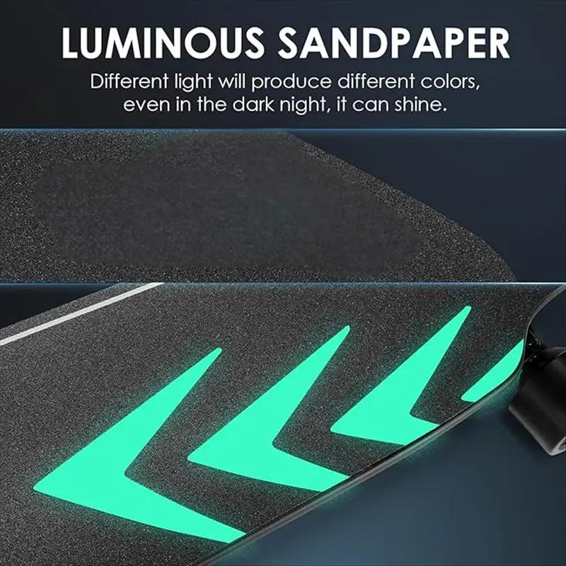 Caroma 38 Inch Electric Skateboard 1200W Remote 28 MPH