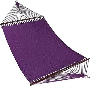 Jumbo Caribbean Hammock - 55 Inch - Soft-Spun Polyester - Mocha