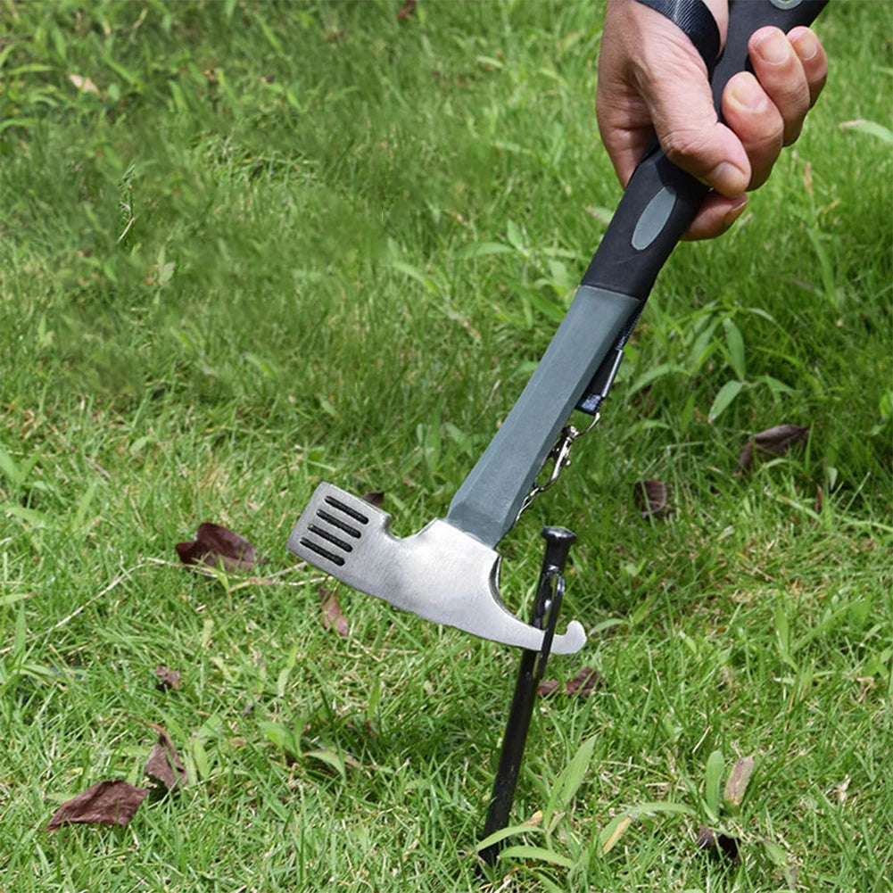 4/8Pcs Tent Stakes Forged Steel Tent Pegs Heavy Duty Ground Stakes 30cm Camping Tent Spikes with Storage Bag for Outdoor Camping