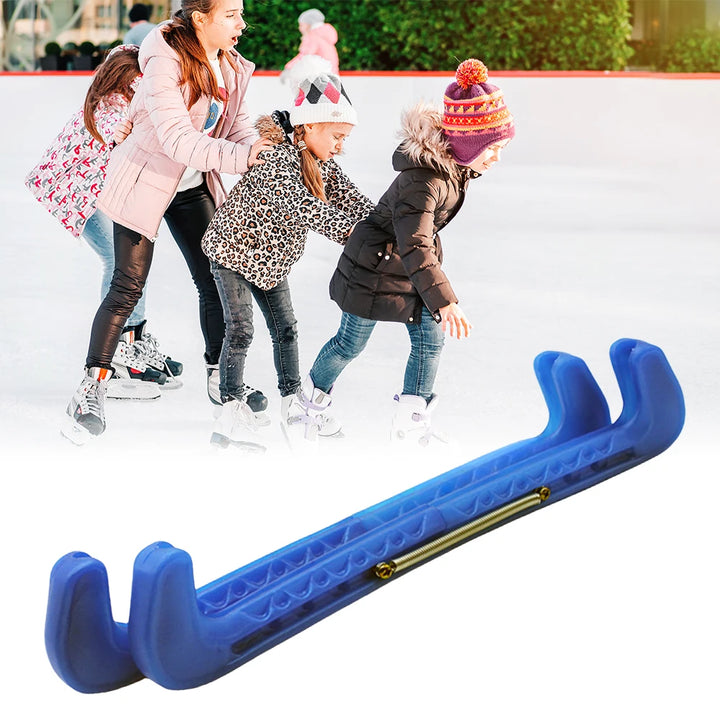Ice Skate Blade Cover Skate Walking Blade Guard Adjustable Ice Skate Protector Covers Hockey Skate Blade Guard for Kids Adults