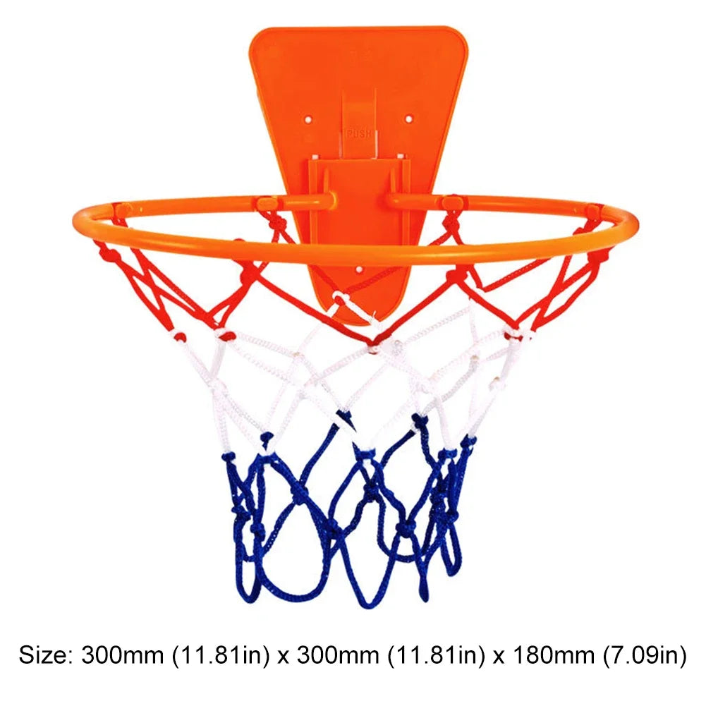 18/21/24 cm Indoor Silent Basketball And Hoop High-Resilience Bouncing Mute Ball Squeezable Sports Basketball For Indoor Sports