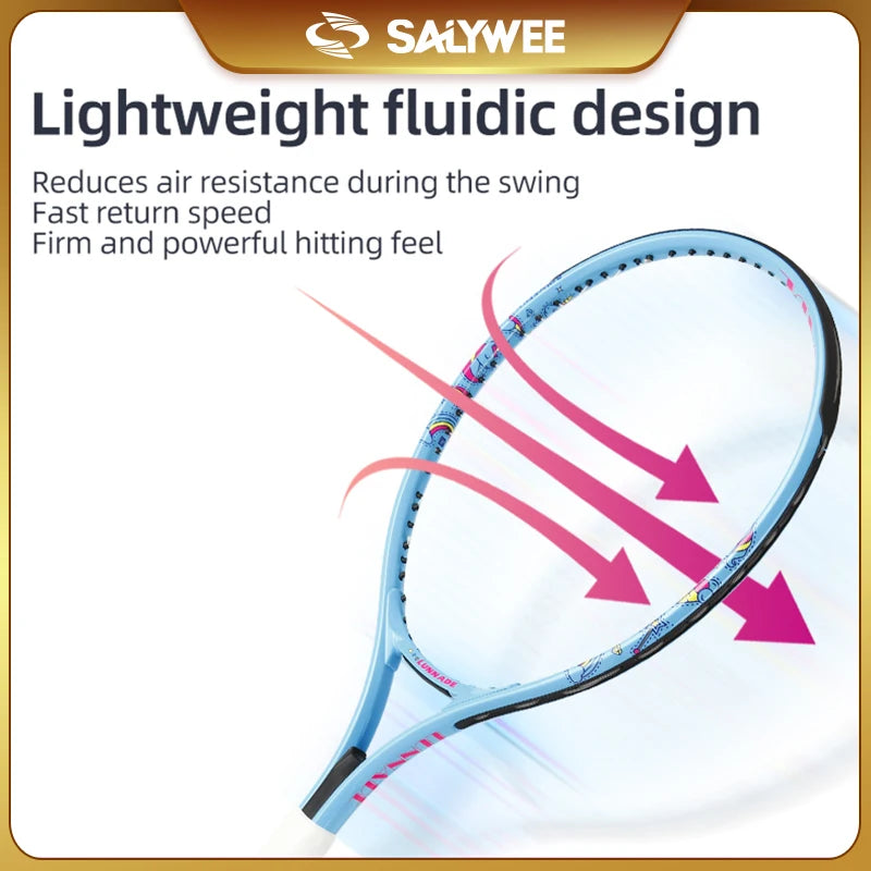 SAYWEE Tennis Racket Pro Staff Professional Training Full Carbon With String DJS