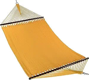 Jumbo Caribbean Hammock - 55 Inch - Soft-Spun Polyester - Mocha
