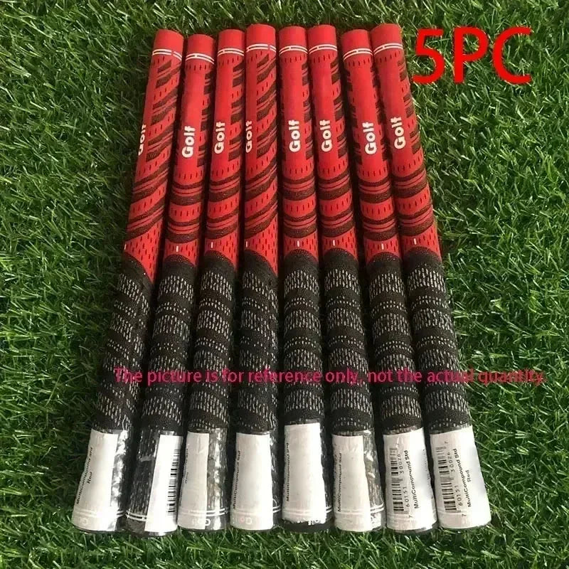 5/13 PCS Golf Putter Grips Men's Rubber Golf Grips Cotton Yarn Golf Club Grips Iron and Wood Standard/Midsize Grip Universal