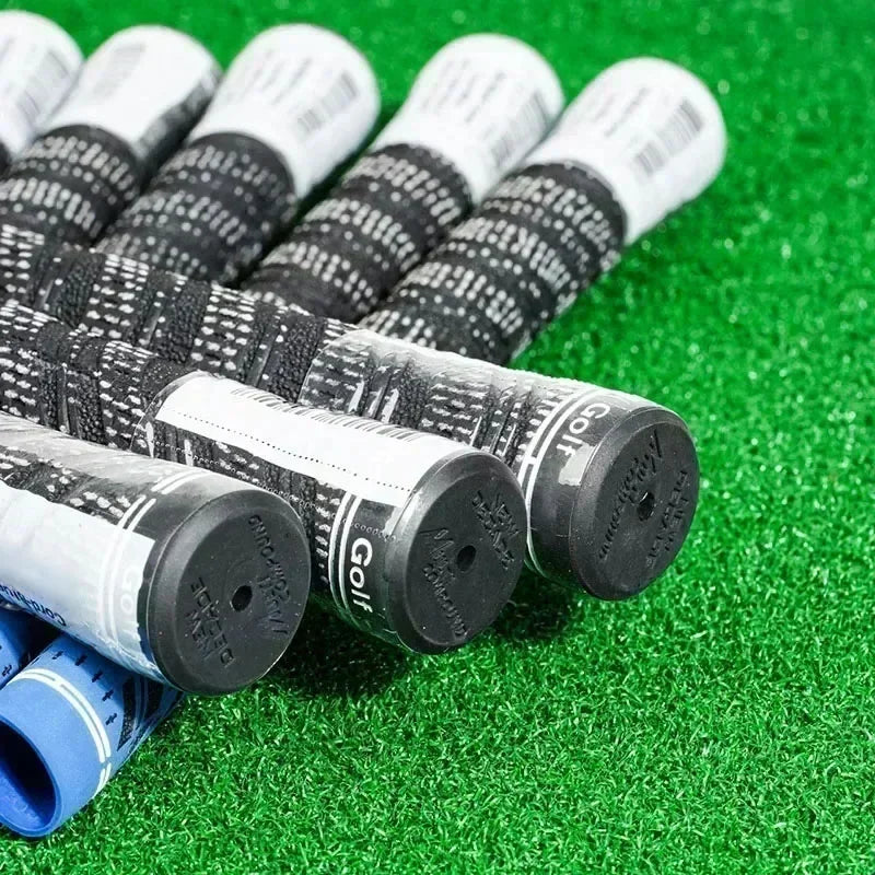5/13 PCS Golf Putter Grips Men's Rubber Golf Grips Cotton Yarn Golf Club Grips Iron and Wood Standard/Midsize Grip Universal