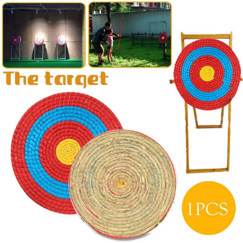 Outdoor Round Archery Bow Straw Target Practice Shooting