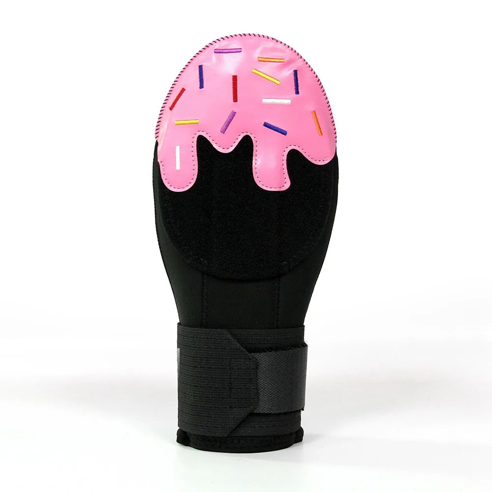 Icecream Baseball Sliding Mitt Glove Universal Left Right Protective Glove Compression Strap Adjustable Wrist Softball Glove