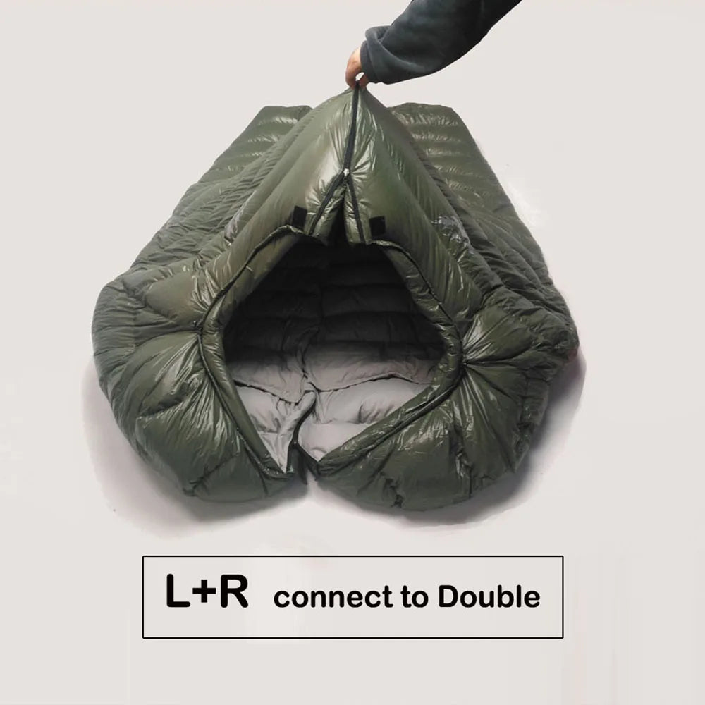 Down Sleeping Bag Winter Camping Sleeping Bag Kamperbox Cold Temperature Winter Sleeping Bag