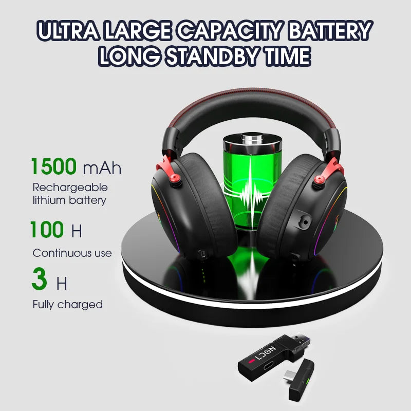 LDON F05 Gaming Headset with RGB and Noise Canceling Microphone 7.1 Surround Sound  for PS5 PS4 One PC Laptop Mac Computer PC