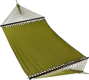 Jumbo Caribbean Hammock - 55 Inch - Soft-Spun Polyester - Mocha