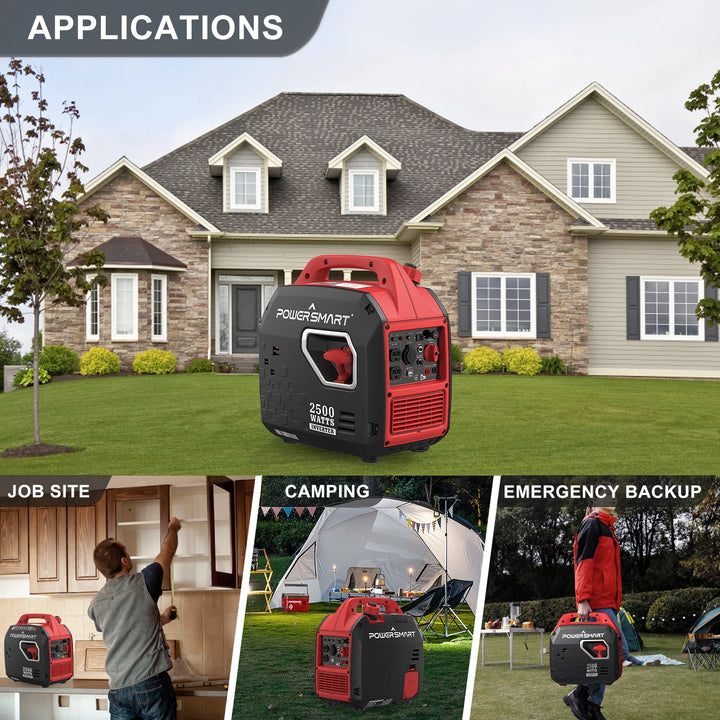 PowerSmart 2500-Watt Portable Inverter Generator with Quiet Technology