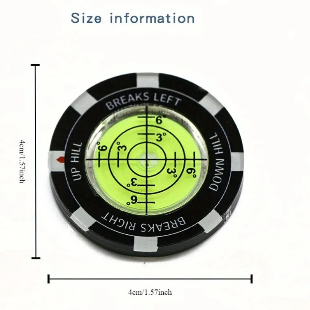 Golf Putt Ball Marker Green Reading Slope Putting 1PC JJ024