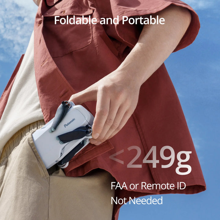 Potensic C0 4K GPS Professional Drone Max 6-KM, 3-Axis Gimbal, Visual Tracking, QuickShot, Under 249g, Return to Home-ATOM