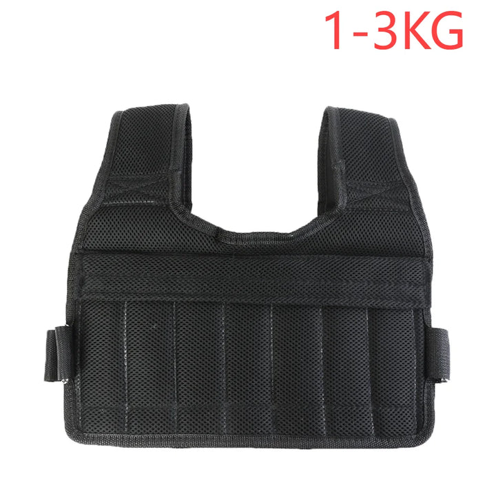 Loading Weighted Vest Adjustable Weight Training Exercise Jacket Sand Clothing Boxing Fitness Equipment (Excluding steel plates)