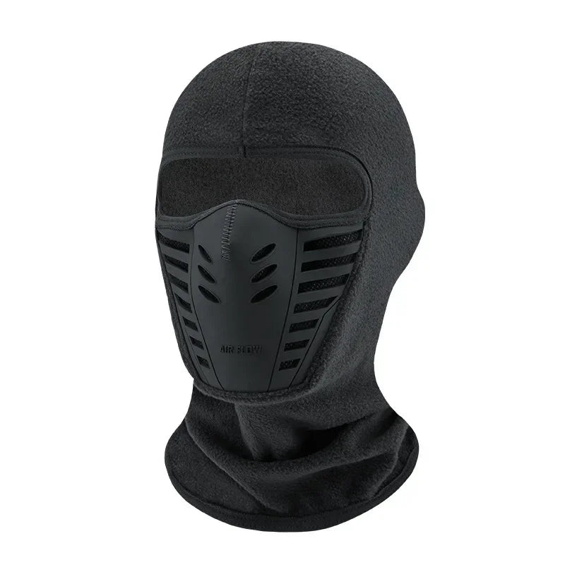 Winter Windproof Dustproof Face Shield Fleece Motorcycle Mask Thermal Neck Full Face Mask Keep Warm Riding Balaclava Biker Ski