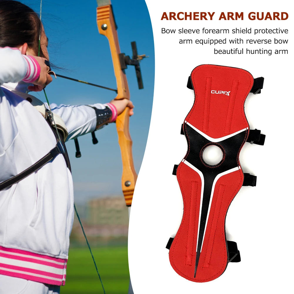 Adjustable Arm Guard Forearm Protector Sleeve Archery