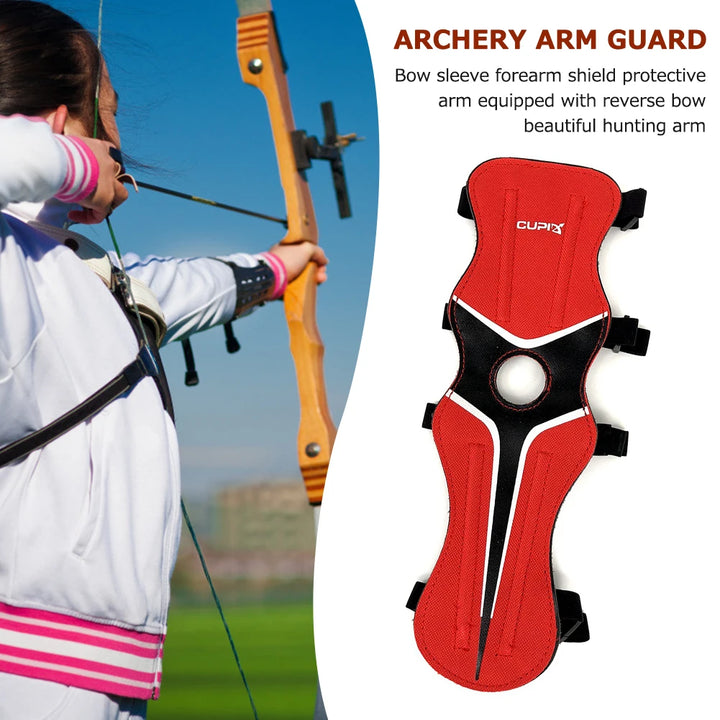 Adjustable Arm Guard Forearm Protector Sleeve Archery