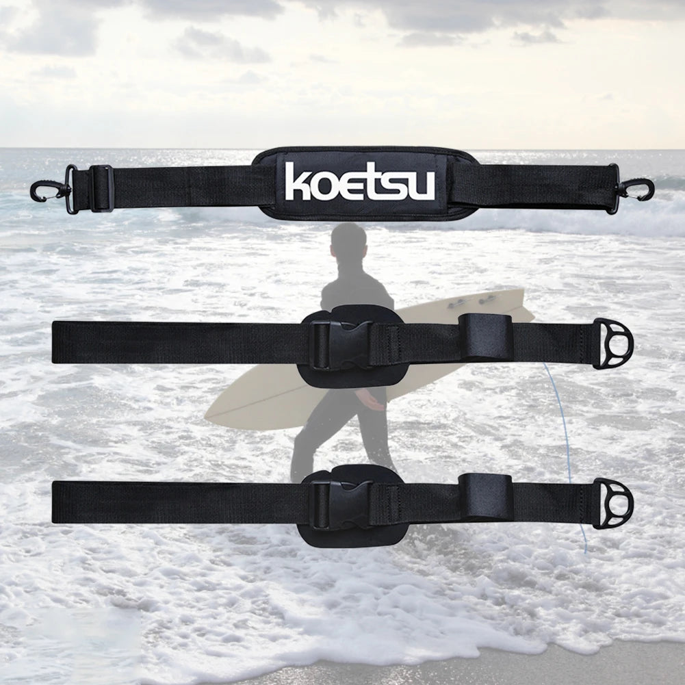 Surfboard Shoulder Belt Adjustable Surfboard Shoulder Carry Sling Stand Up Surf Paddle Board Carrier Accessories