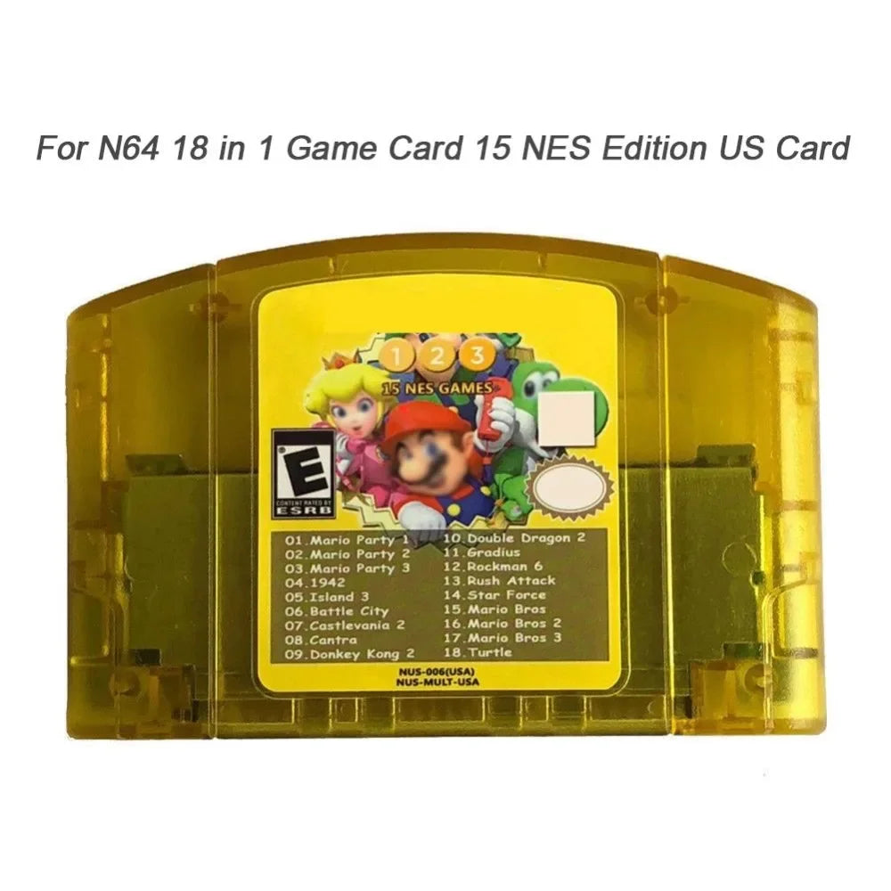 N64 American Version Game Cartridges, Worms, Harvest Moon 2, Clay Warriors, Various Game Cards, Choose Your Favorite Game
