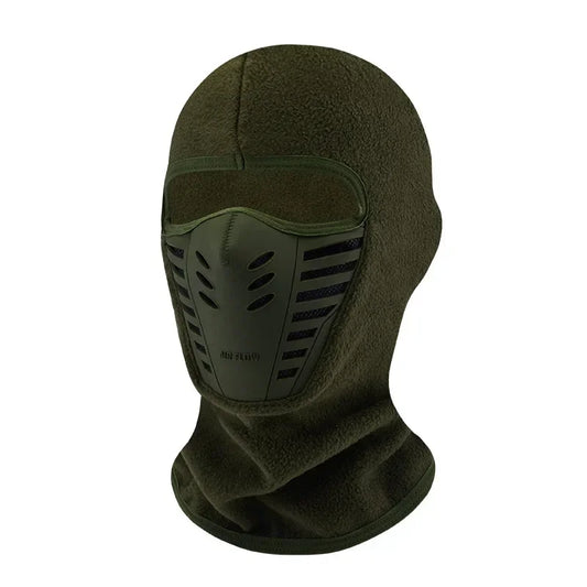 Winter Windproof Dustproof Face Shield Fleece Motorcycle Mask Thermal Neck Full Face Mask Keep Warm Riding Balaclava Biker Ski