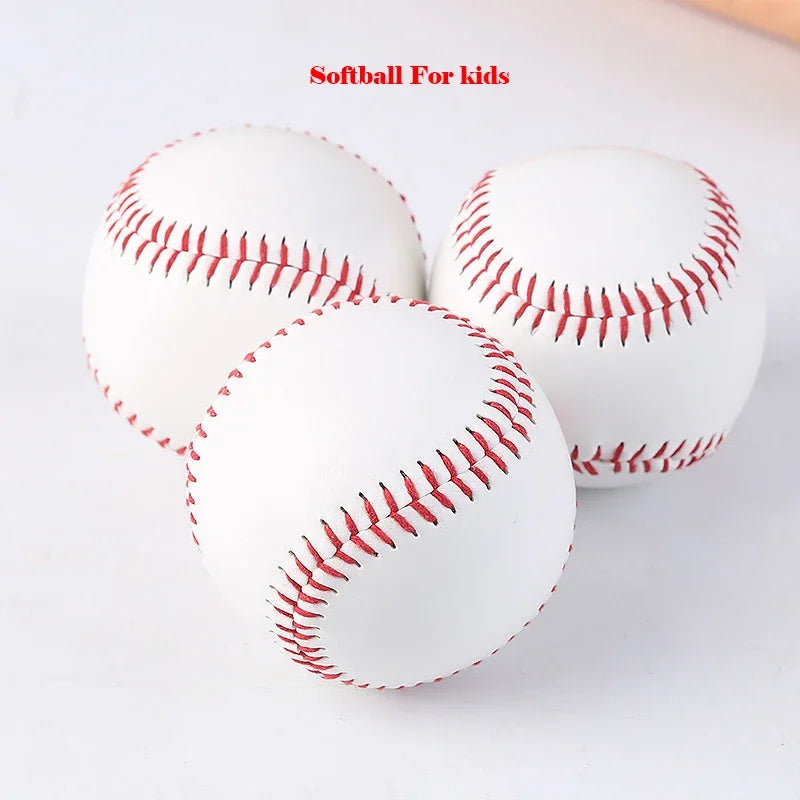 1/3pcs Handmade Baseball Nine Inch Game Training PVC Baseball Rubber Inner Soft Baseball Solid Foam Bouncy Ball Group Athletics