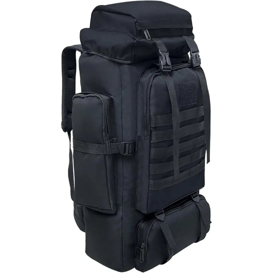 80L 100 liters Hiking Backpack Camping Rucksack for Men Outdoor Travel Climbing Knapsack Mountaineering Trekking Backpack with