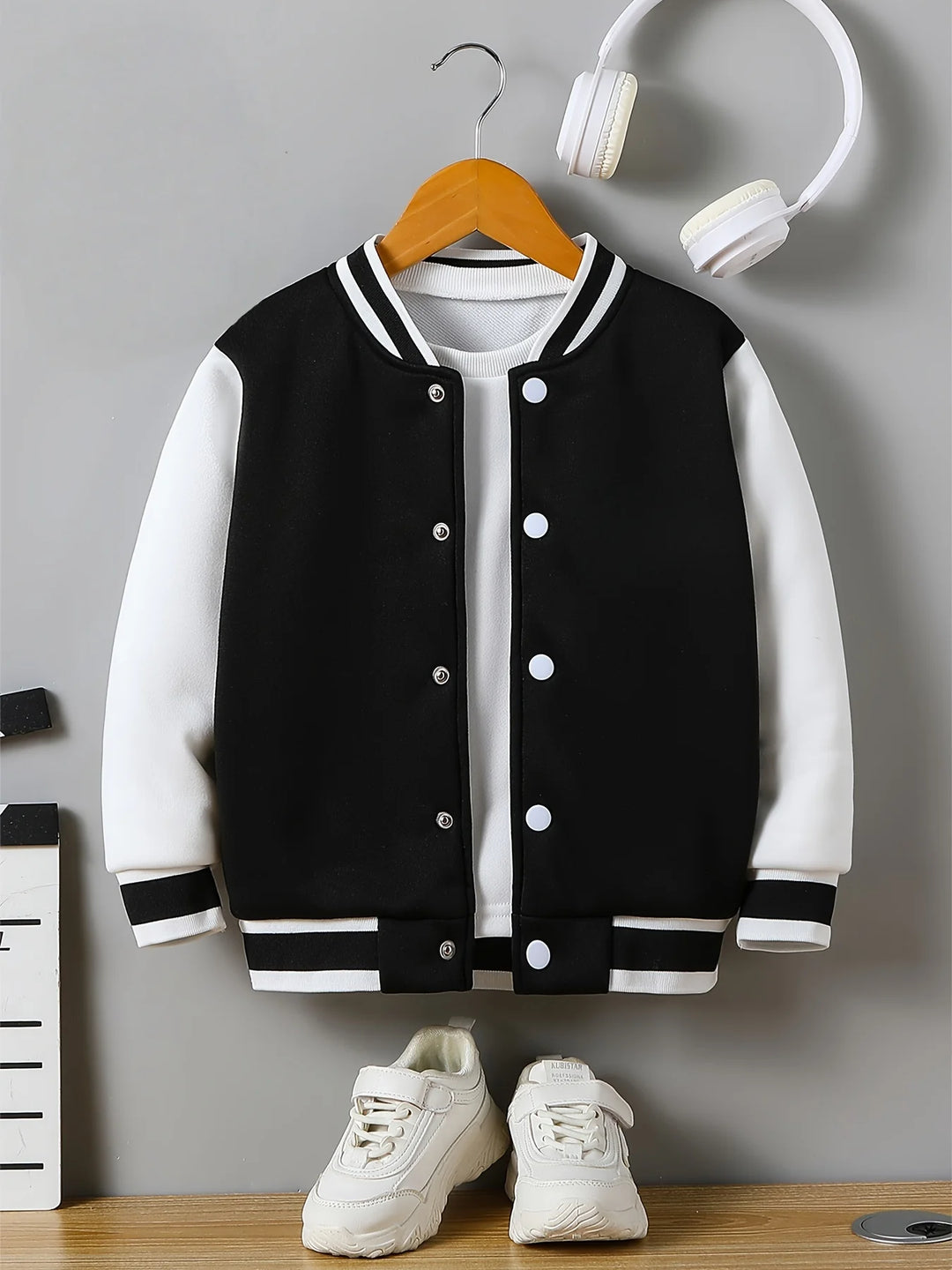 Children's baseball jersey, Thanksgiving football chick with pocket, holiday party, back print. The child's gift