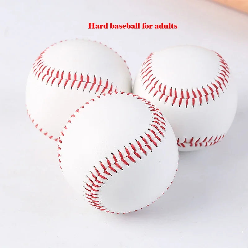 1/3pcs Handmade Baseball Nine Inch Game Training PVC Baseball Rubber Inner Soft Baseball Solid Foam Bouncy Ball Group Athletics